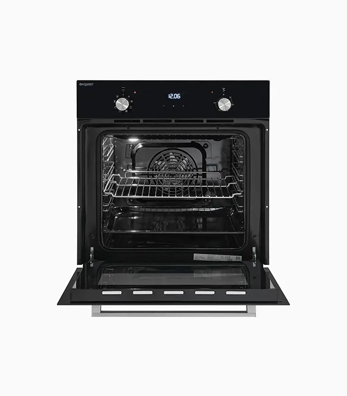 Exquisit Einbaubackofen EBE 657-2H in Schwarz mit 59 l Volumen - Bild 5