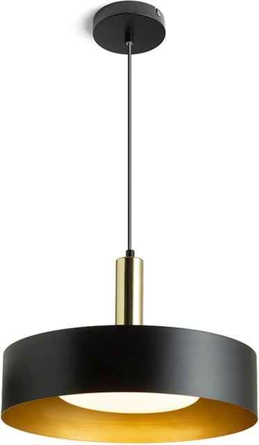 Rendl Pendelleuchte Giulia Schwarz aus Metall mit E27 Fassung und 30 W - Bild 1