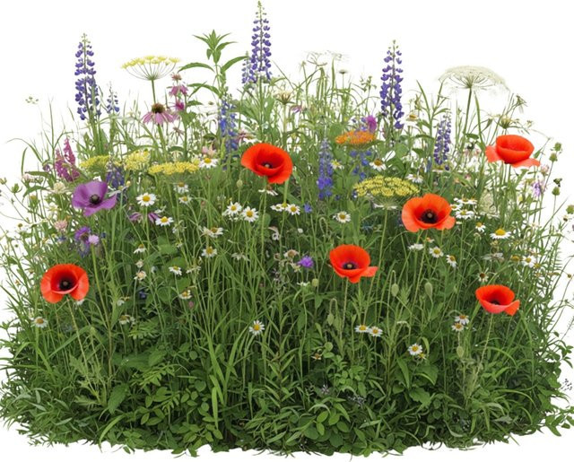 LaCaTho Nachtfalter Mischung Wildblumenmischung als Bienenweide mit 10000 Samen, Mehrfarbig - Bild 1