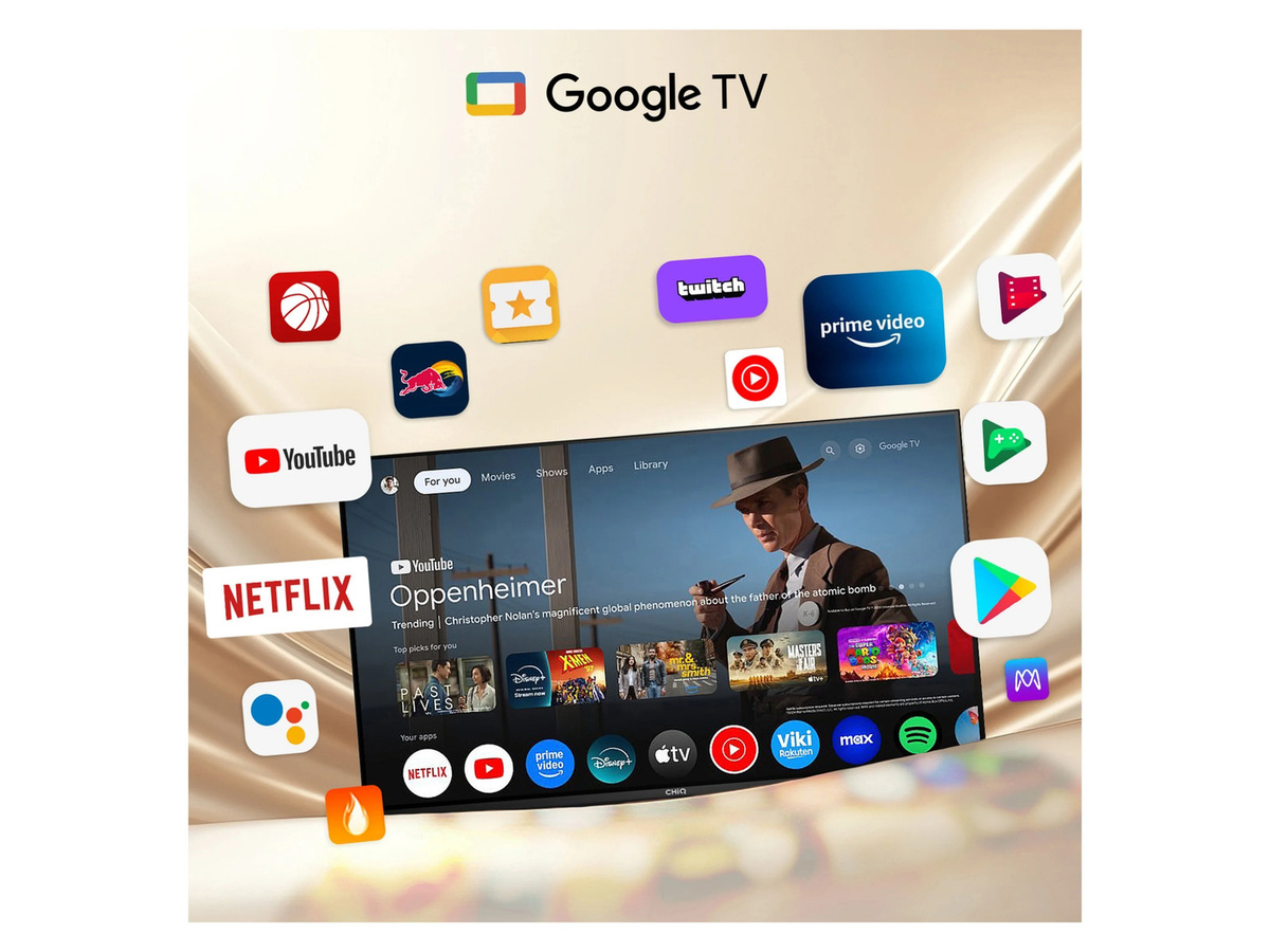 Chiq Smart TV L32FM10V Full HD 32 Zoll in Schwarz - Bild 2
