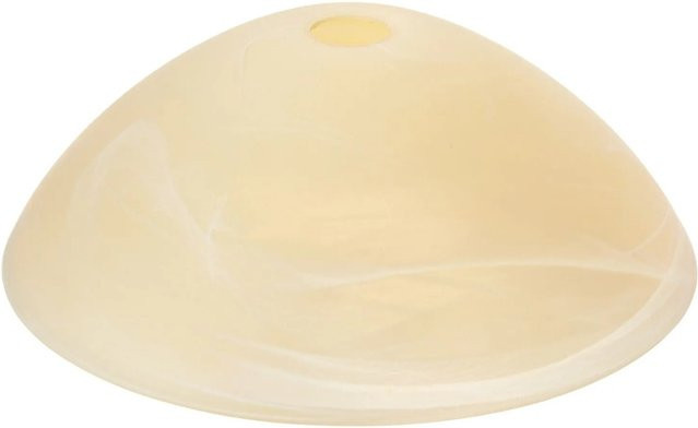 Orion Lightstyle Lampenschirm Alabaster aus Glas in Beige, Durchmesser: 36 cm - Bild 1