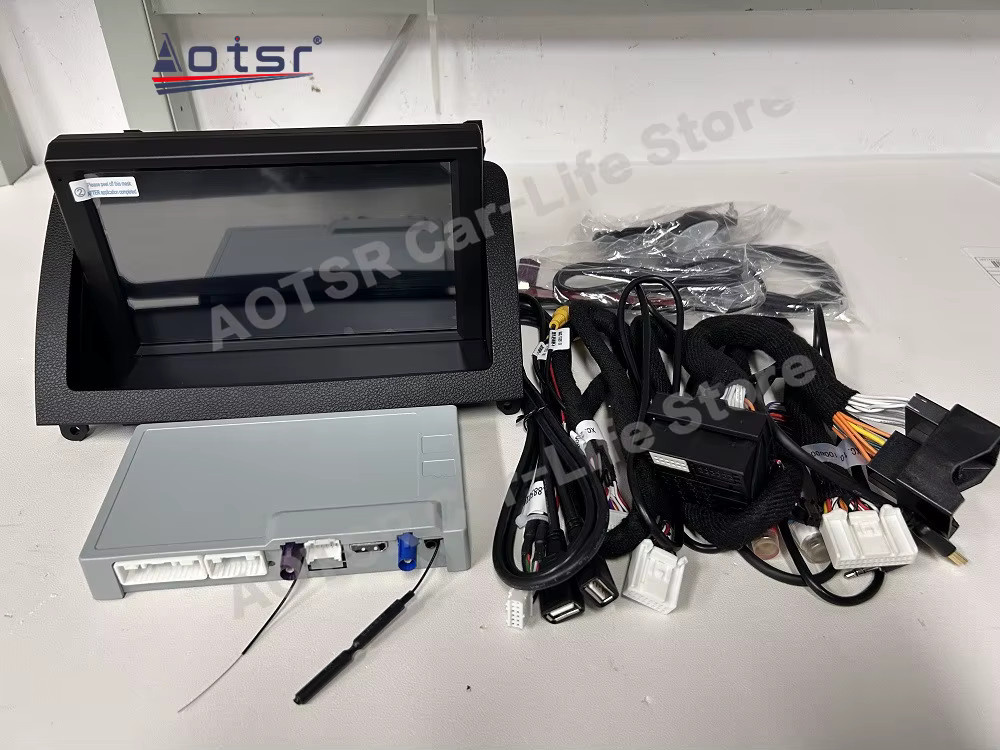 Aotsr Android Auto Multimedia Radio mit 7 Zoll Display und GPS Navigation für Mercedes-Benz C W204 2007 bis 2011 in Schwarz - Bild 5