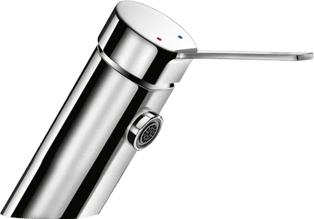 Delabie BIOSAFE Einhebel-Waschtischmischer in Chrom, Silber, Höhe: 50 cm - Bild 1