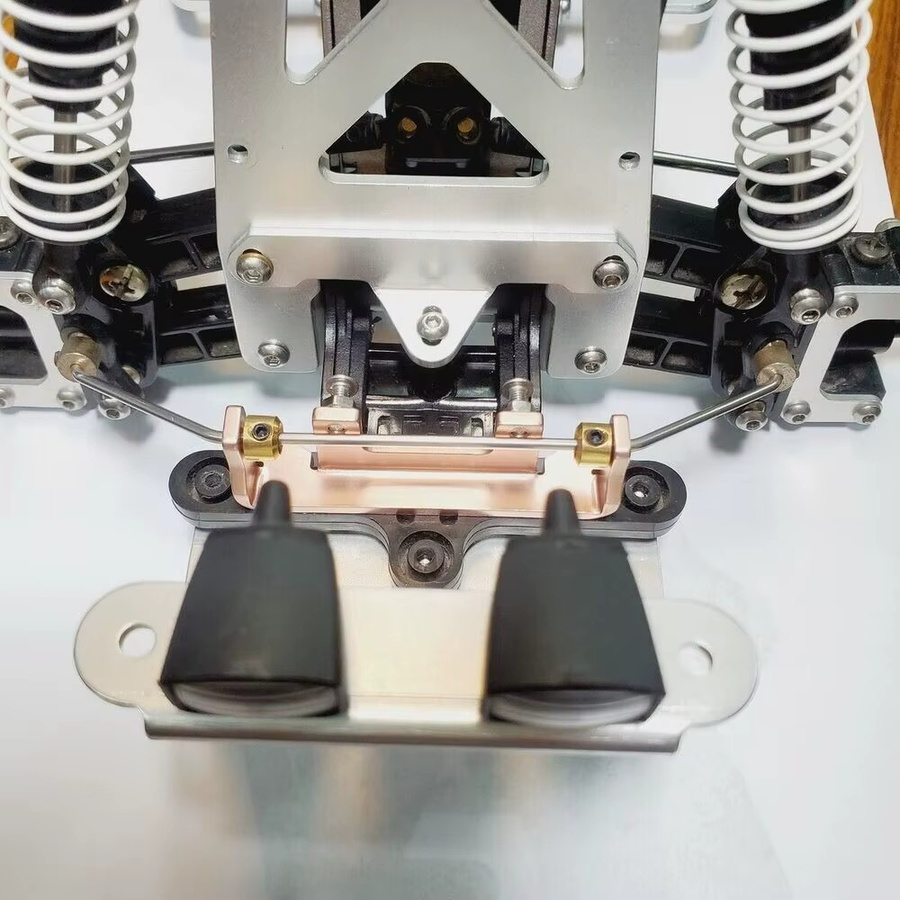 Tamiya Aluminium-Stabilisatorstange vorne und hinten, Zubehör, Metall - Bild 3