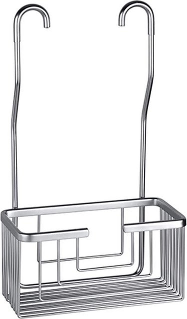 Brillantbad BYTRO Hängekorb für Bad und WC in Silber, B/T/H: 13,2 x 25,0 x 45,5 cm - Bild 1