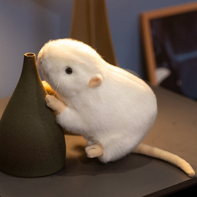 TotoJay Weiße Maus, Plüschtier, Weiß, 1-teiliges Set - Bild 1