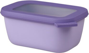Mepal Multischüssel Cirqula rechteckig, lila, 750 ml, luftdicht und auslaufsicher - Bild 1