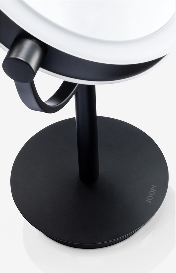 JOOP! CHROMELINE BLACK Standkosmetikspiegel mit LED-Licht und Touch-Schalter in Schwarz - Bild 3