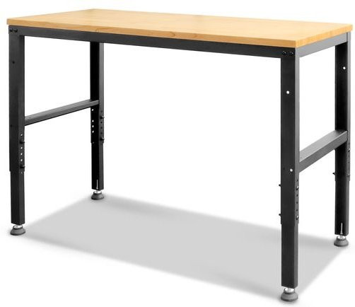 Kraft Werkzeuge Multifunktionstisch höhenverstellbar, braun, B/T/H: 122 x 61 x 75-97,5 cm - Bild 1
