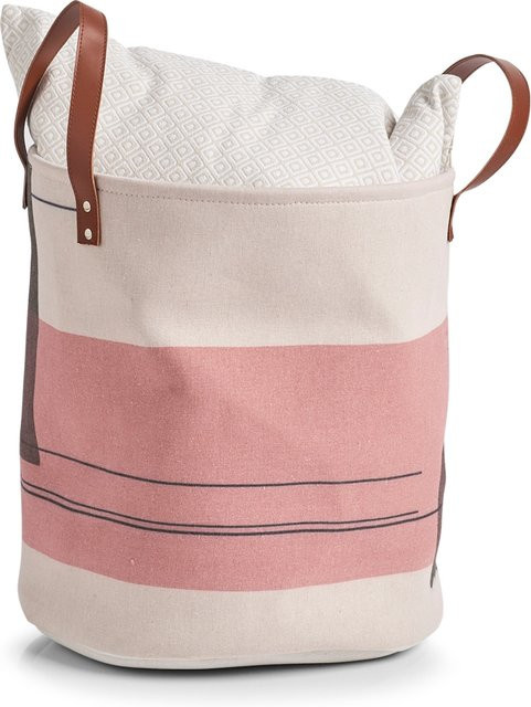 HTI-Living Aufbewahrungskorb aus Stoff mit 2 Griffen, Multicolour, B/T/H: 40,0 x 35,0 cm - Bild 1