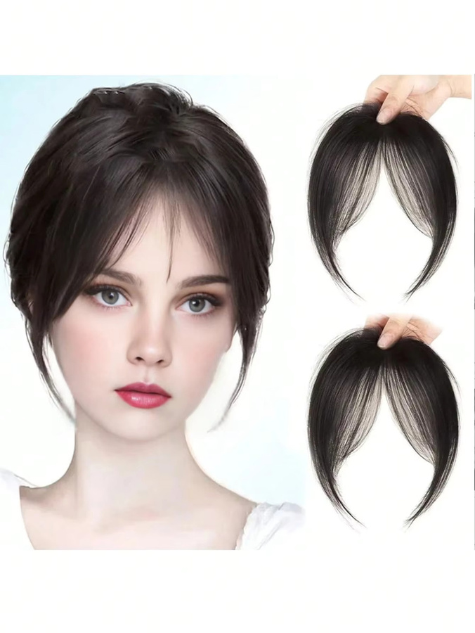 AOOSOO HAIR Syntheseperücke mit Pony, Haarverlängerung, Clip-in - Bild 2