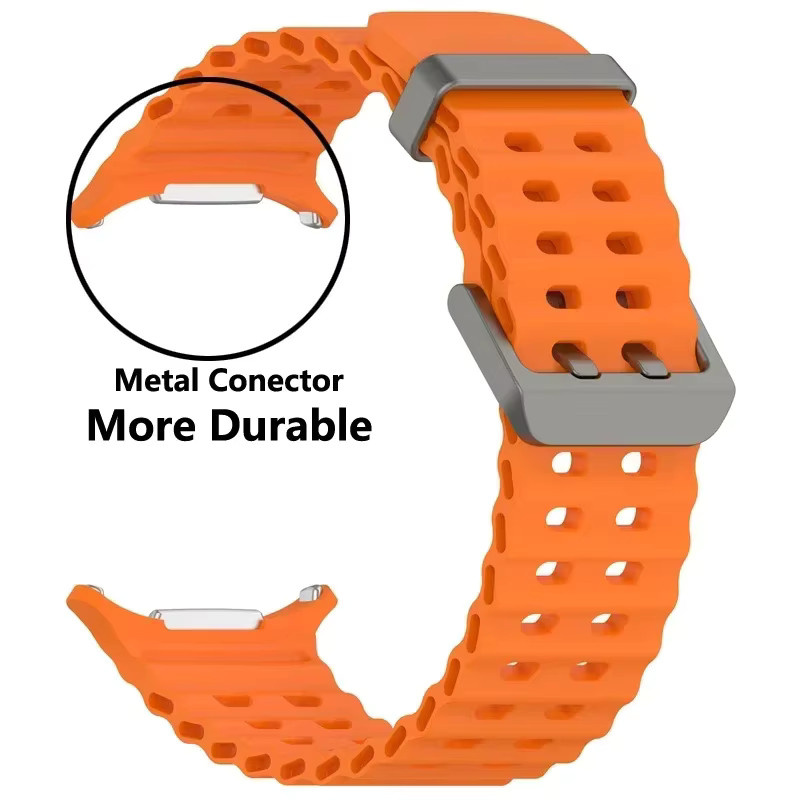 Samsung Uhrenarmband Silikon, Ocean, 47 mm, Unisex - Bild 3