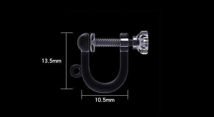 SUMOORL Ohrring Clips, Silikon, Weiß, Unisex - Bild 3