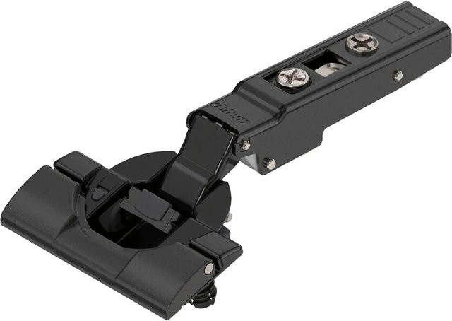 Blum Clip Top Blumotion Spezialscharnier mit Feder, 110 Grad, gerade, Onyx Schwarz Matt - Bild 1