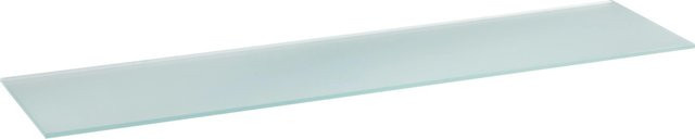 Glasregal Bransley matt satiniert transparent B: 80 cm, T: 20 cm, H: 0,6 cm - Bild 1