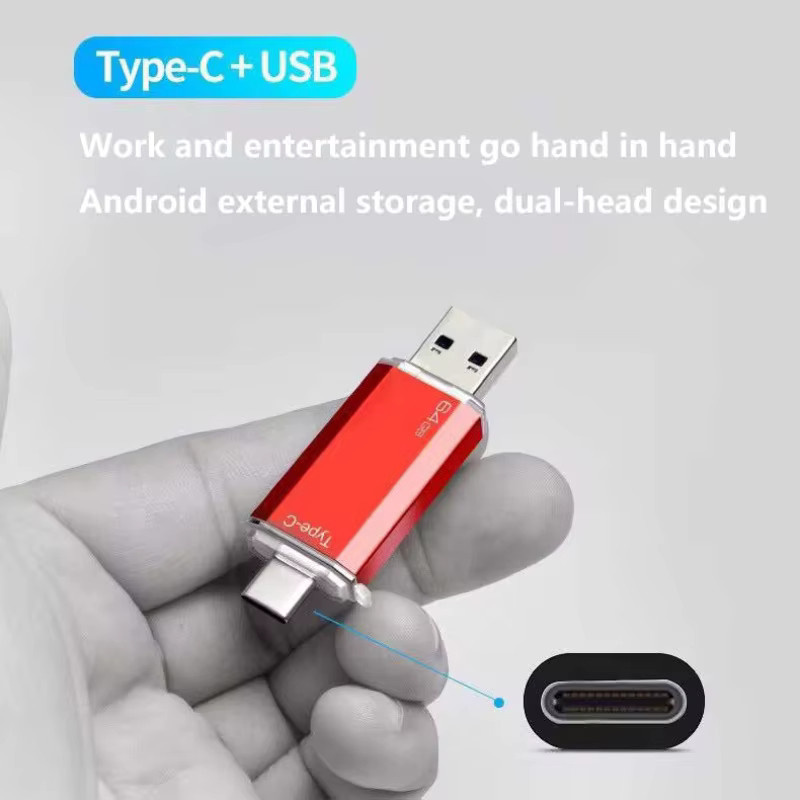 Lenovo 2TB USB-Stick mit USB 3.0 Typ C OTG Anschluss - Bild 3