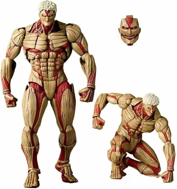 Revoltech Attack on Titan Reiner Braun Gepanzerter Titan Actionfigur - Bild 1