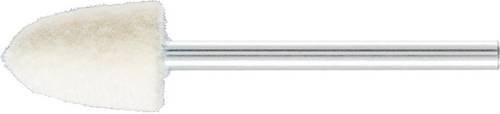 PFERD Filzpolierstifte mittelhart in Weiß, Kegelform mit Durchmesser 10 mm und Schaft-Durchmesser 3 mm - Bild 1