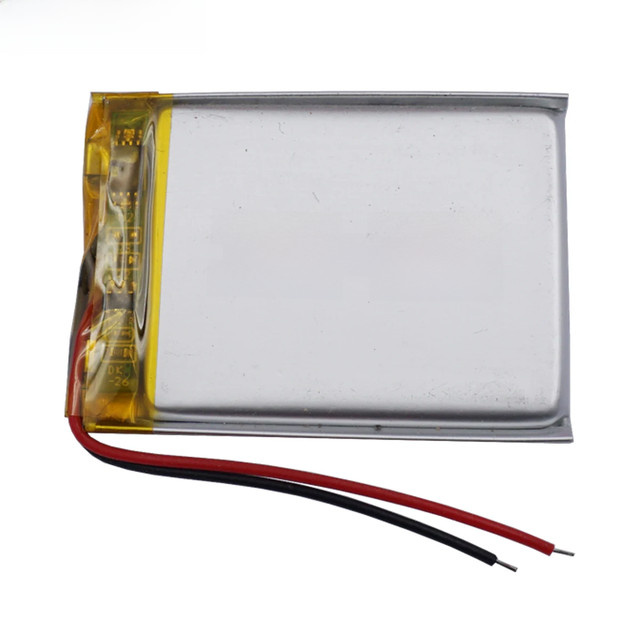 XINJ LiPo Akku 3,7V 320 mAh 353040 wiederaufladbarer Lithium-Polymer-Akku in Silber für GPS, Dashcam und Kopfhörer - Bild 1