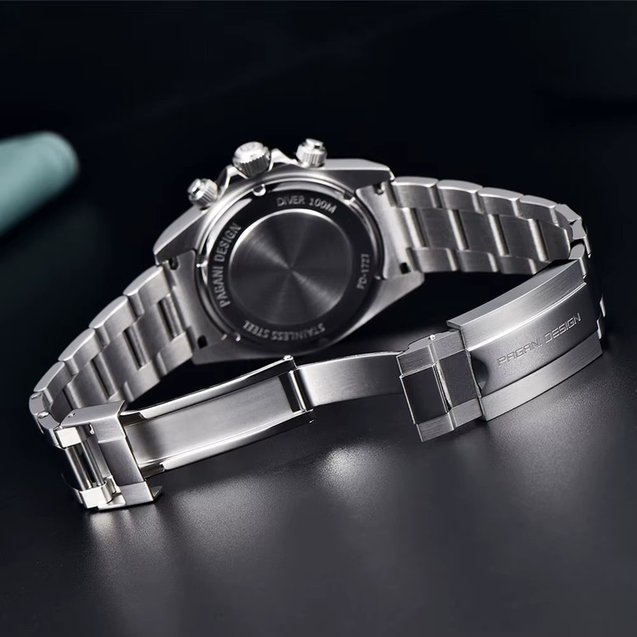 Pagani Design Chronograph, Quarz, Edelstahl, Saphirglas, Herren - Bild 5