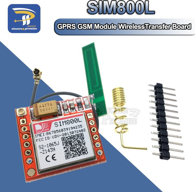SIM800L GPRS GSM Modul Kit mit MicroSIM Karte und Antenne für DIY Projekte - Bild 1