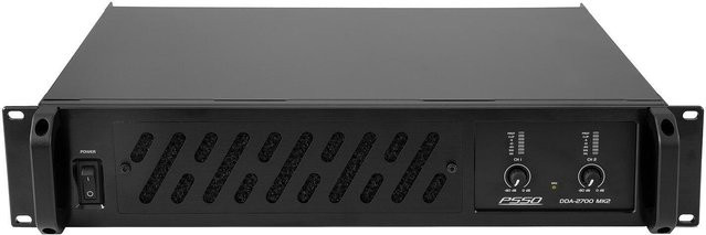 PSSO DDA-2700 MK2 2-Kanal-Endstufe Class TD in Schwarz mit 2 x 1350 W RMS bei 4 Ohm - Bild 1