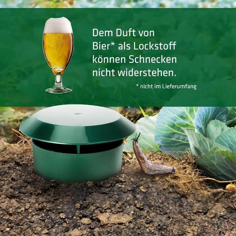 Gintrap Schneckenfalle Set zur umweltfreundlichen Schädlingsbekämpfung für Garten, Haushalt und Bauernhof, 3 Stück - Bild 5