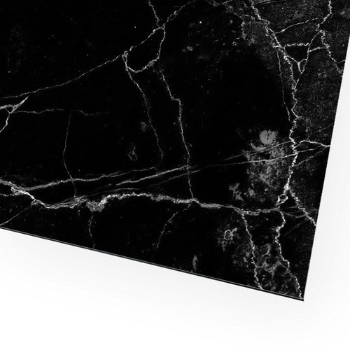mySPOTTI Badrückwand Marmor black in Schwarz, B/H: 120 x 45 cm - Bild 3