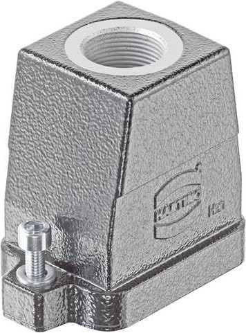HARTING Tüllengehäuse 19 39 006 0406 19390060406 aus Edelstahl in Silber - Bild 1