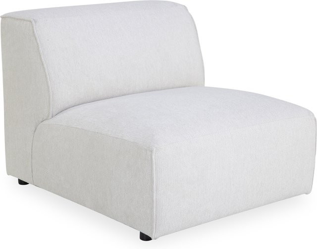 Zwischenhocker Sansibar MJOLDEN in Weiß mit Stoffbezug, B/T/H: 42 x 23 x 61 cm - Bild 1