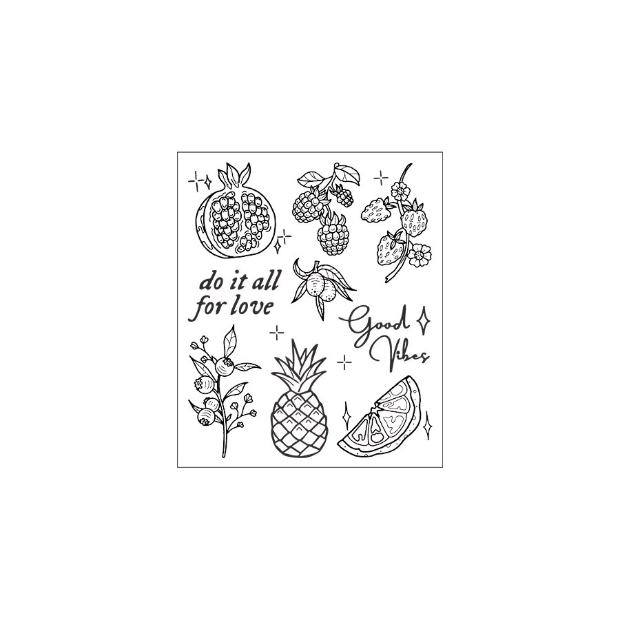 JKCODE TATTOO Kräuter-Tattoo-Sticker, Damen - Bild 5