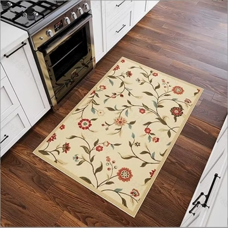 VIKAMA Retro-Teppich im orientalischen Design, Sandfarben, Rechteckig - Bild 2