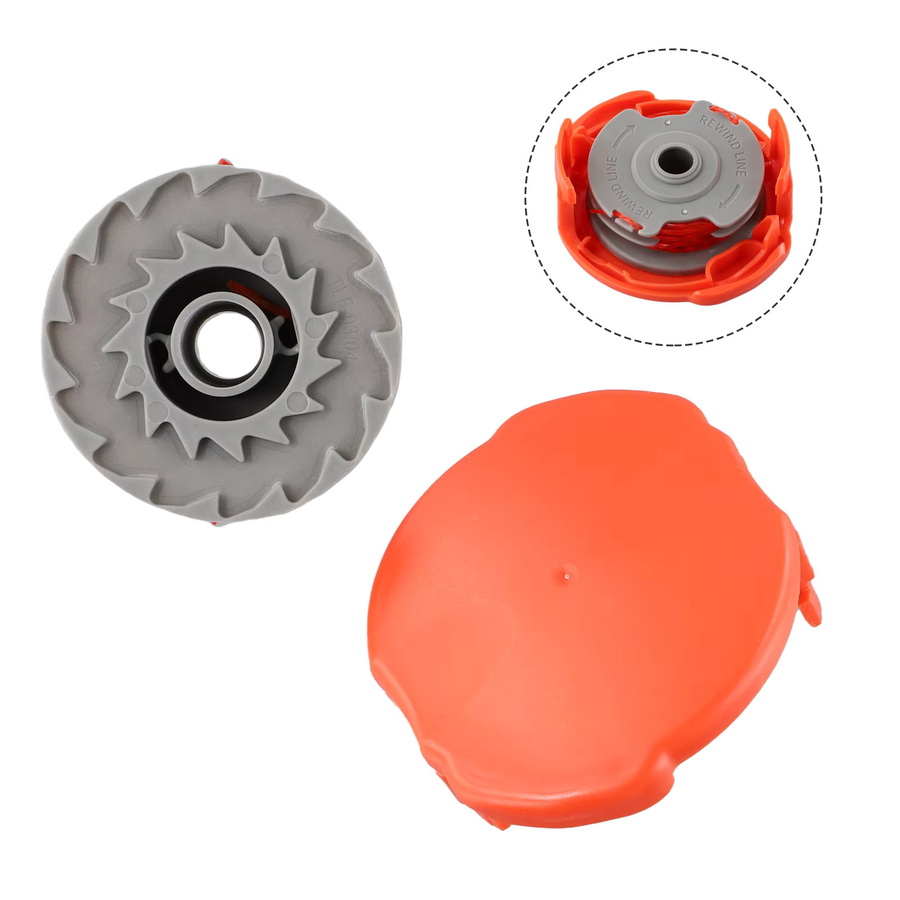 Vibratite Ersatzset für Flymo Akku-Rasentrimmer mit doppelter automatischer Feed-Spule, Schnur und Spulenabdeckung - Bild 2