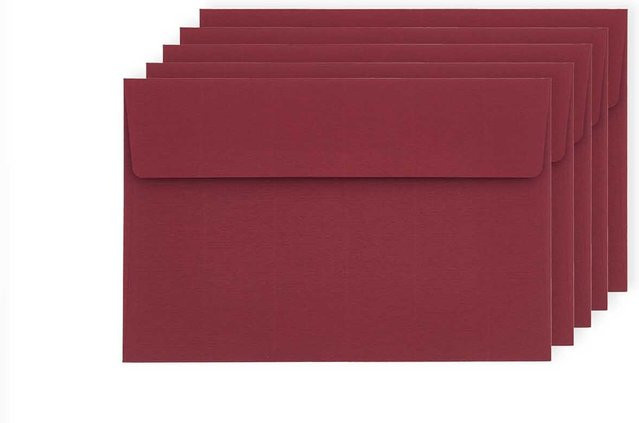 Rico Design Paper Poetry Luxury Umschläge C7 in Weinrot - Bild 1
