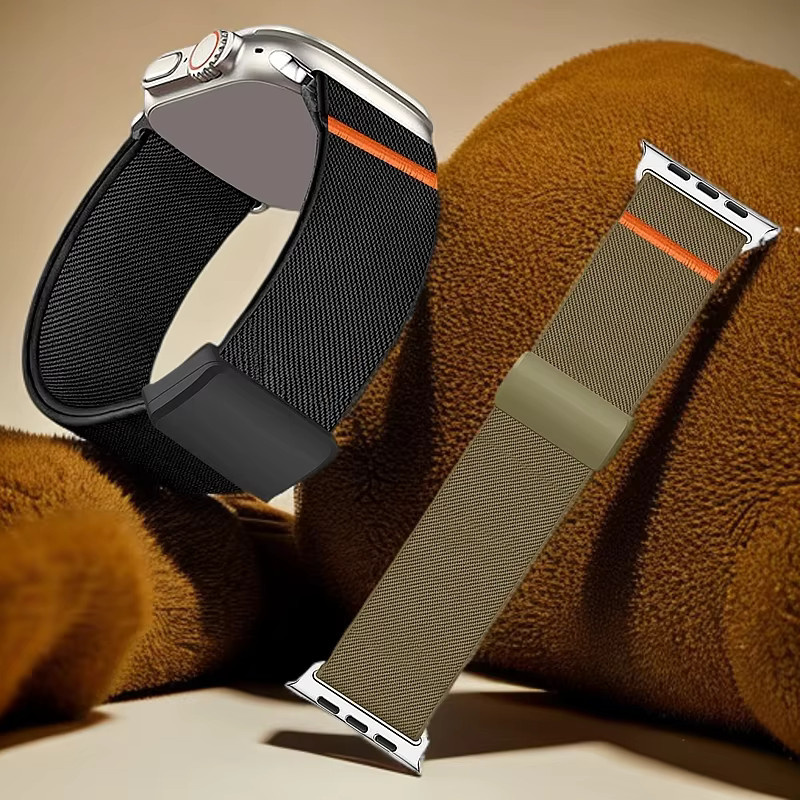 fiterme Uhrenarmband, magnetische elastische Nylonschlaufe, Unisex - Bild 3