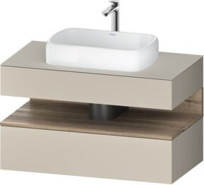 Duravit Waschtischunterschrank Qatego in Lackausführung mit einer Schublade, B/T/H: 100 x 55 x 60 cm - Bild 1