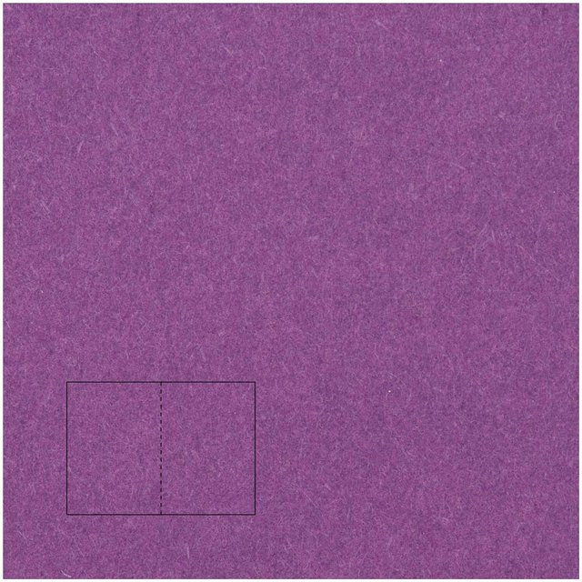 Rico Design Paper Poetry Klappkarten Essentials B6, 5 Stück, Lila - Bild 1