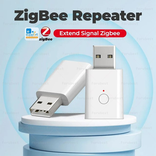 Coolo Smart ZigBee Signal Repeater USB Signal Verstärker in Weiß für Smart Home Automatisierung mit Home Assistant und ZigBee2MQTT - Bild 1