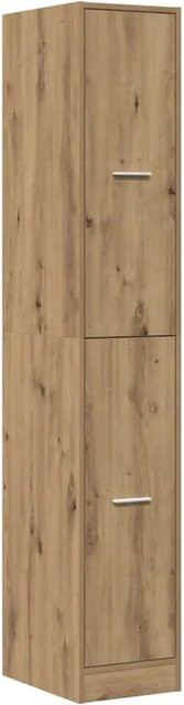 vidaXL Apothekerschrank Artisan-Eiche in Braun, B/T/H: 30 x 41 x 174,5 cm - Bild 1