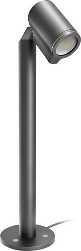 Steinel Spot Way 068677 LED-Außenstrahler in Grau mit warmweißem Licht, verstellbar und modern für Garten und Weg - Bild 1