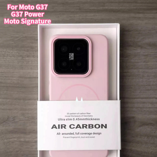 Matte Anti-Fingerprint Schutzhülle für Motorola Signature Edge 70Ultra Fusion 60Pro G67/57/47/37 Power mit MagSafe Kompatibilität in Pink - Bild 1