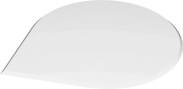 Valo Glasbodenplatte Tropfenform in Glasklar mit einer Breite von 125 cm und einer Stärke von 8 mm - Bild 1