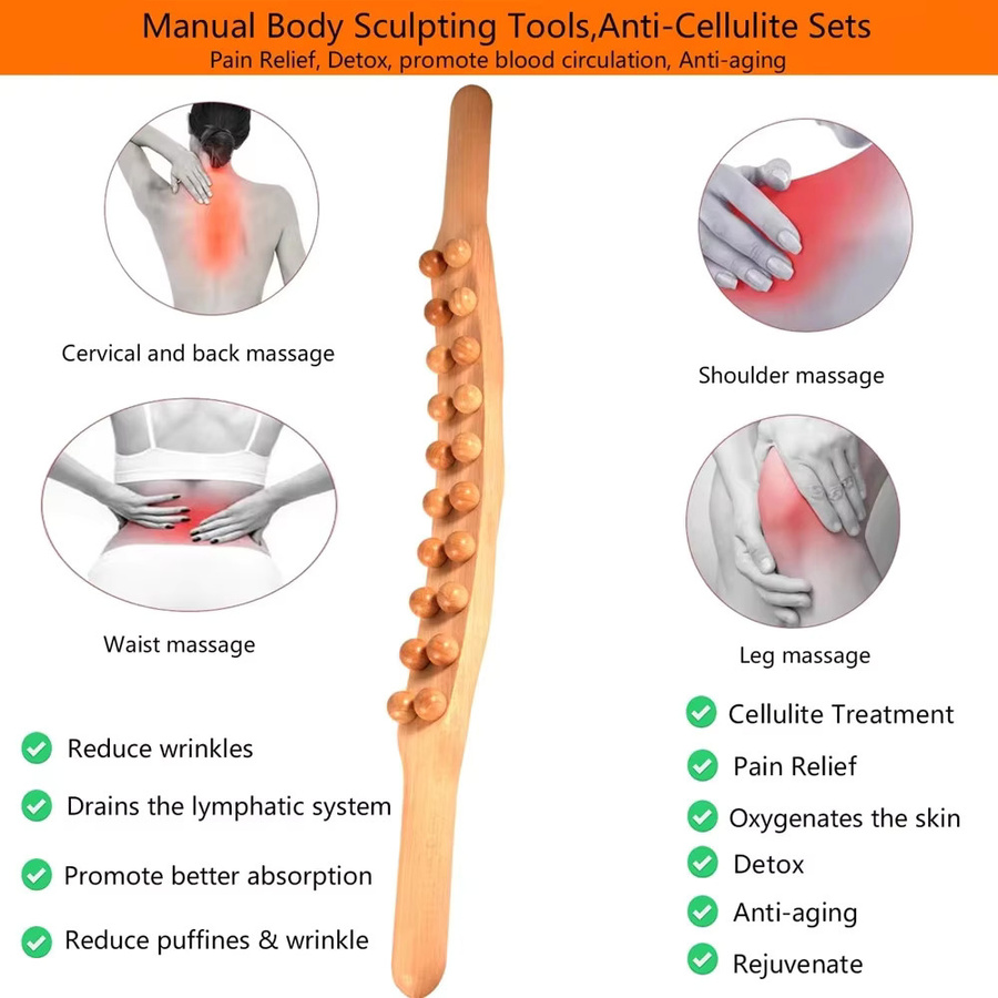 BOTQTOW Holztherapie-Massagegerät, Unisex, Körper - Bild 2