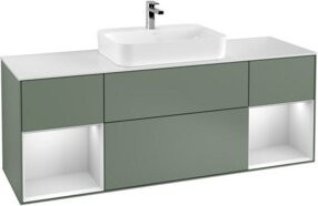 V&B Waschtischunterschrank Finion in Weiß lackiert B/T/H: 160 x 50,1 x 1 cm - Bild 1