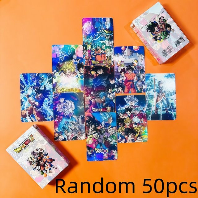 Dragon Ball Lomo-Karten, 50-teiliges Set, holografische Karten, bunt - Bild 1