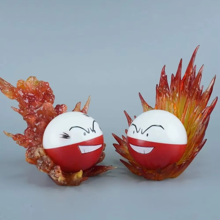 Potdemiel Pokémon Elektrode und Voltorb Actionfiguren, Kunststoff - Bild 4