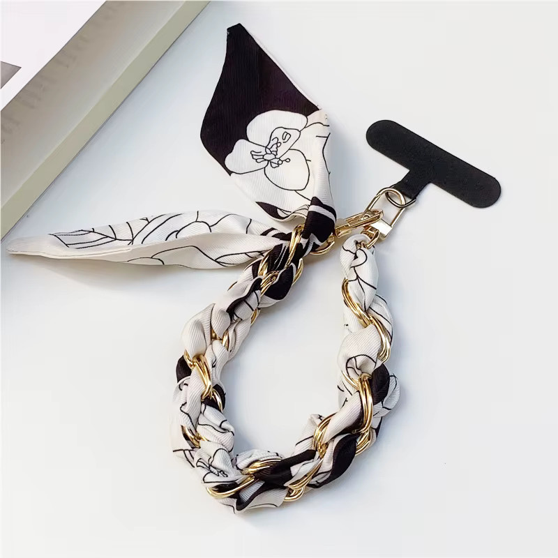 DOLANBIA Handy-Lanyard, Seidenschal, Handy-Anhänger-Charm - Bild 1