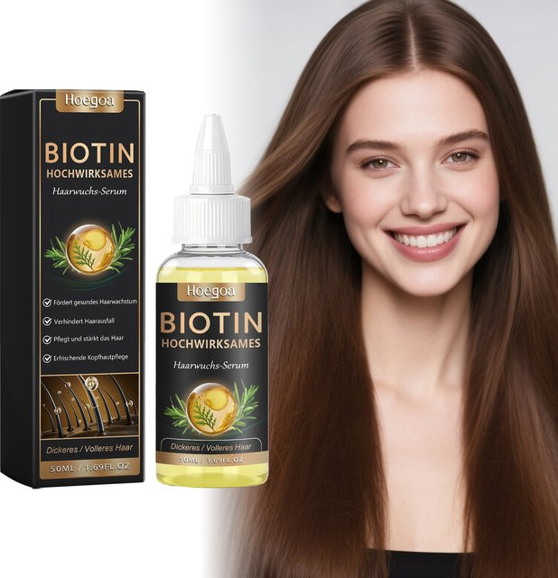 HOEGOA Biotin Serum, Haarpflege für Haare und Kopfhaut, Unisex - Bild 1