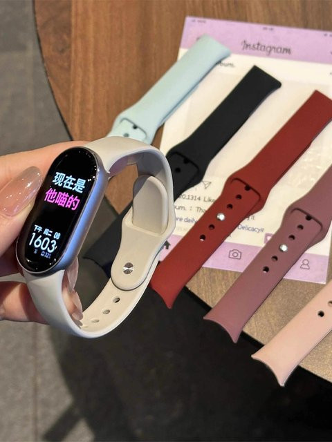 Xiaomi Uhrenarmband Silikon, Xiaomi Band 10 9 8 - Bild 1