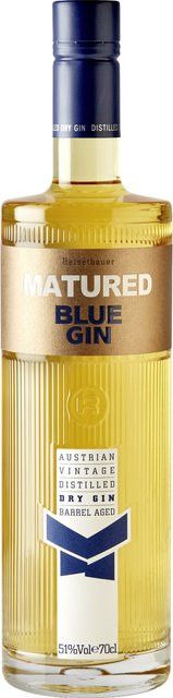 Reisetbauer Blue Gin Matured, Gin aus Österreich, 51% Vol., 0,7 l - Bild 1